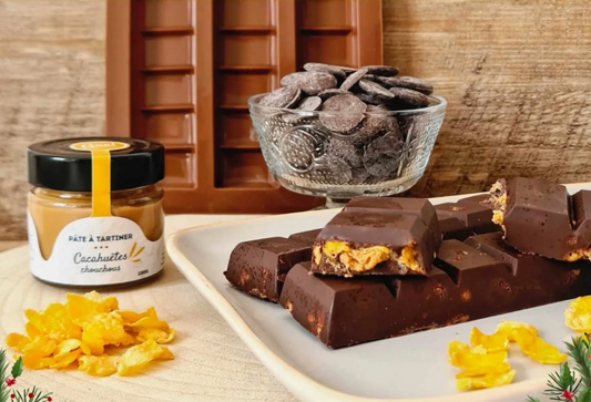 Coffret Barres chocolatées fourrées