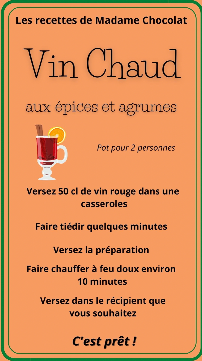 Pot pour vin chaud aux épices et agrumes