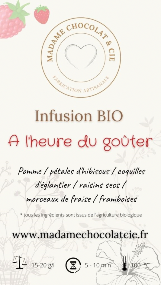 Fiole infusion Bio – A l’heure du goûter –