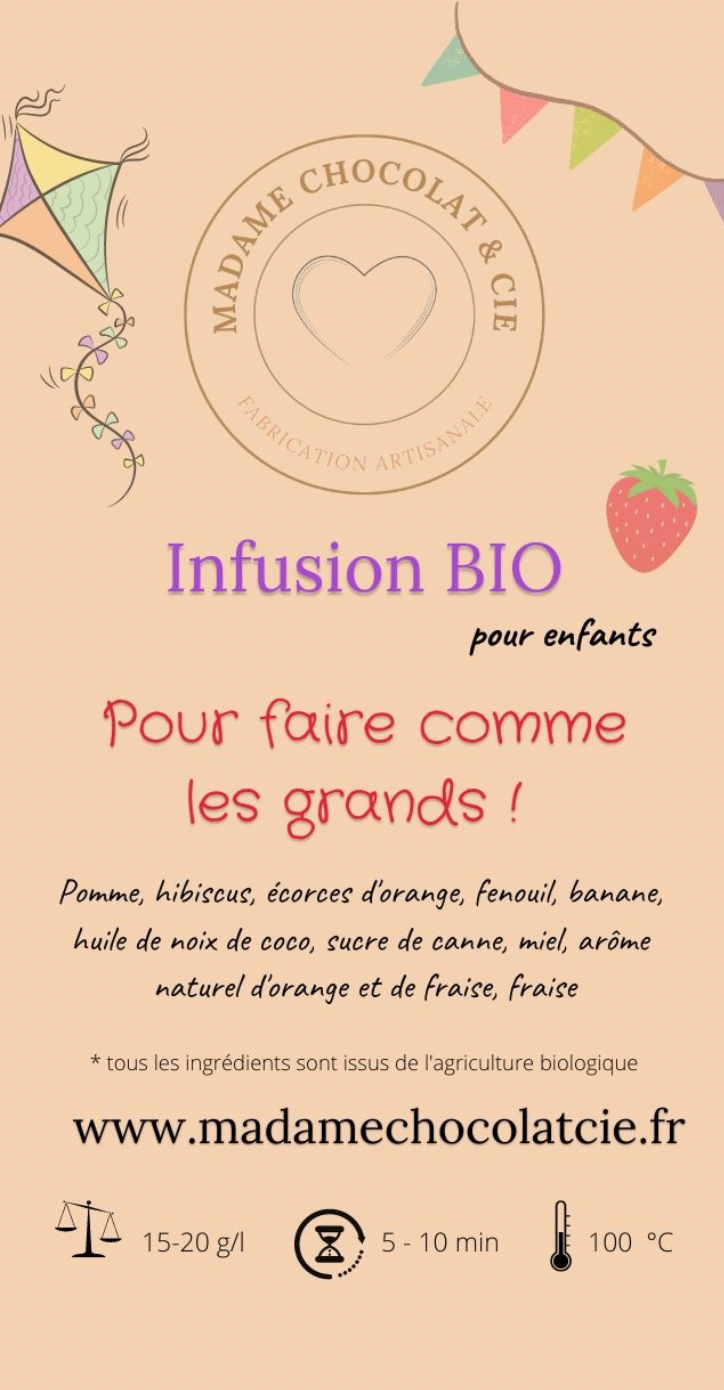 Fiole infusion Bio – Pour faire comme les grands –