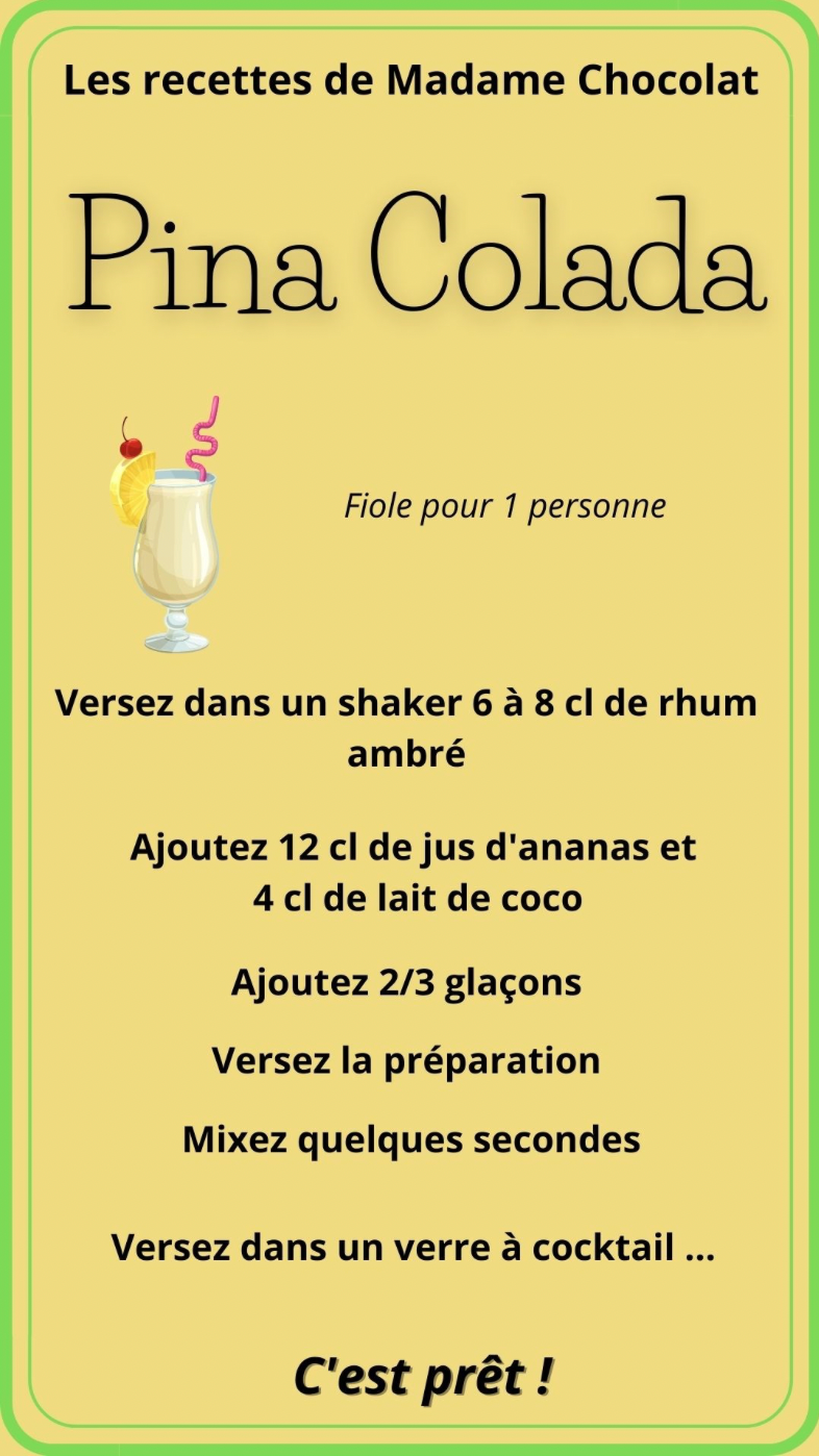 Fiole Pina Colada