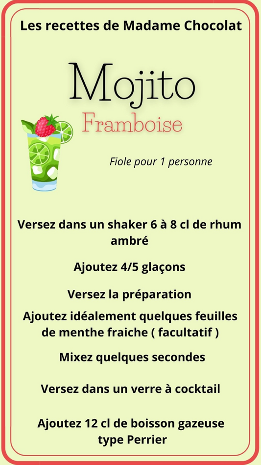 Fiole Mojito Framboise
