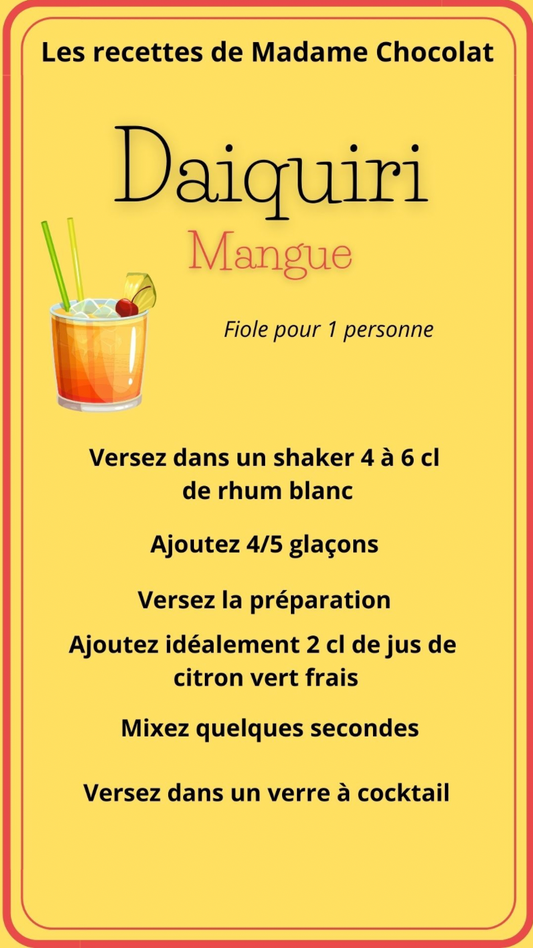 Fiole Daiquiri Mangue / Citron vert