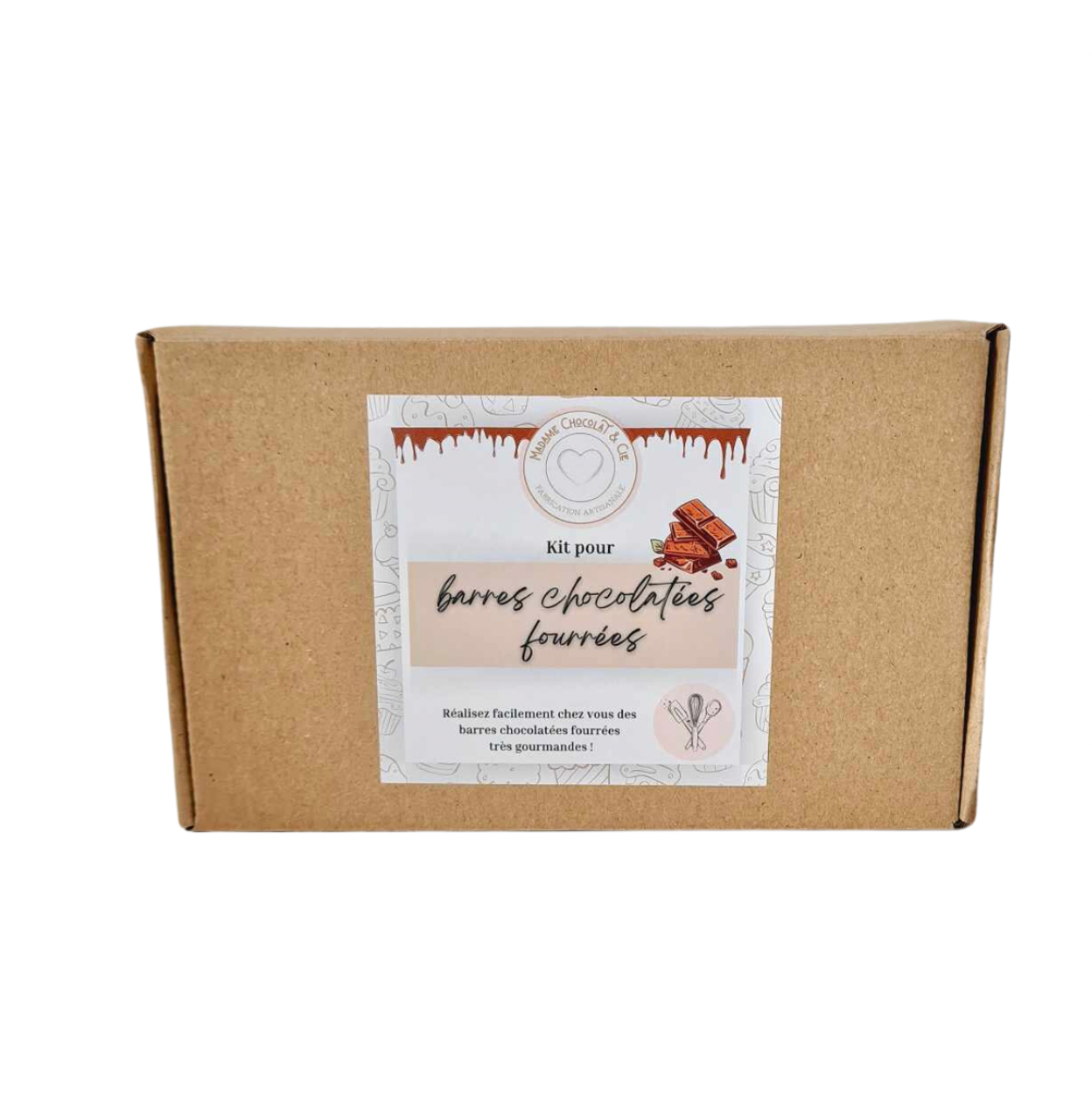 Coffret Barres chocolatées fourrées