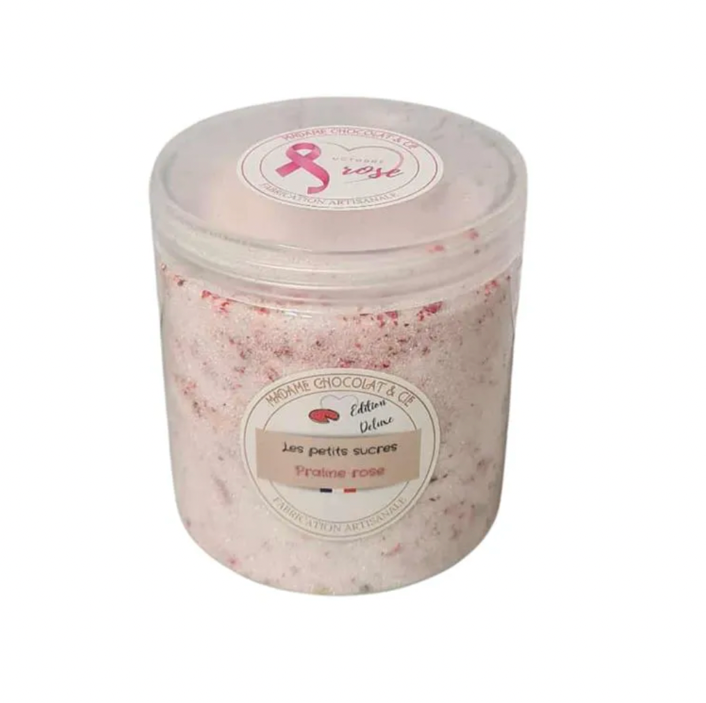 Sucre praline rose 500G Octobre Rose