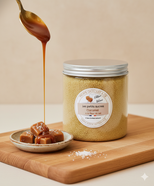 Sucre aromatisé – caramel à la fleur de sel – Edition Deluxe