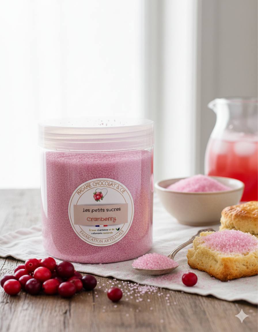 Sucre aromatisé – Cranberry –