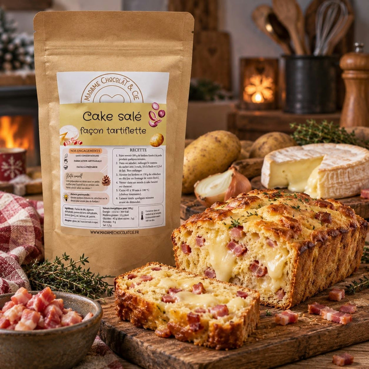 Cake façon tartiflette