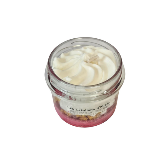 Bougie Cheesecake Fruit rouge Pot 70G