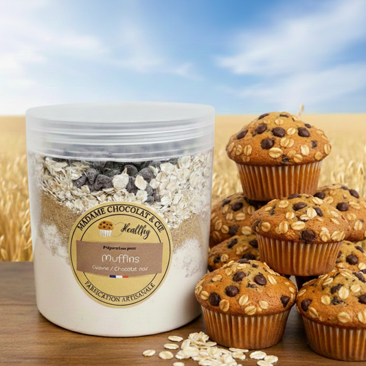 Muffins HEALTHY avoine / chocolat noir