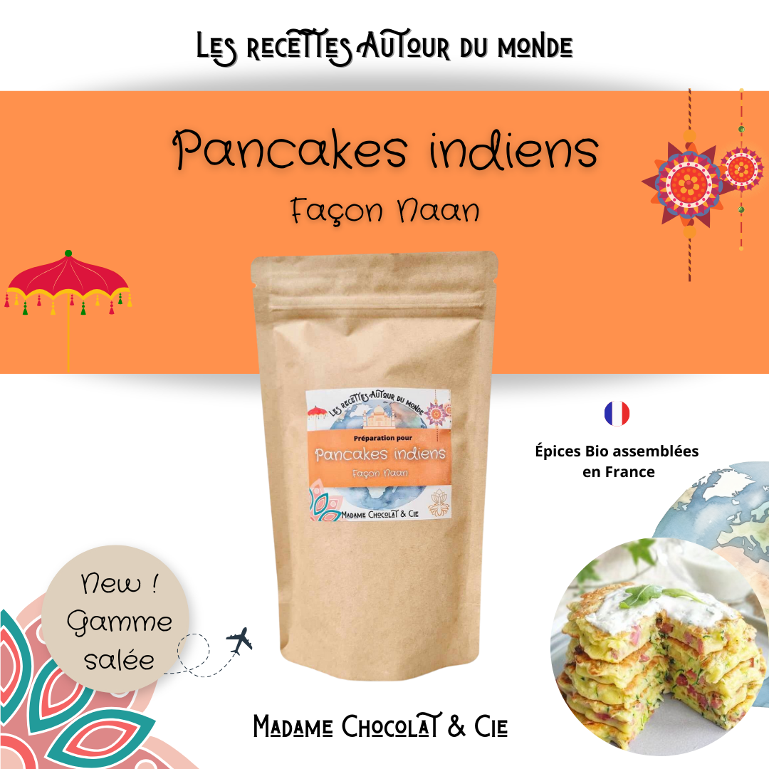 Pancakes indiens façon naan