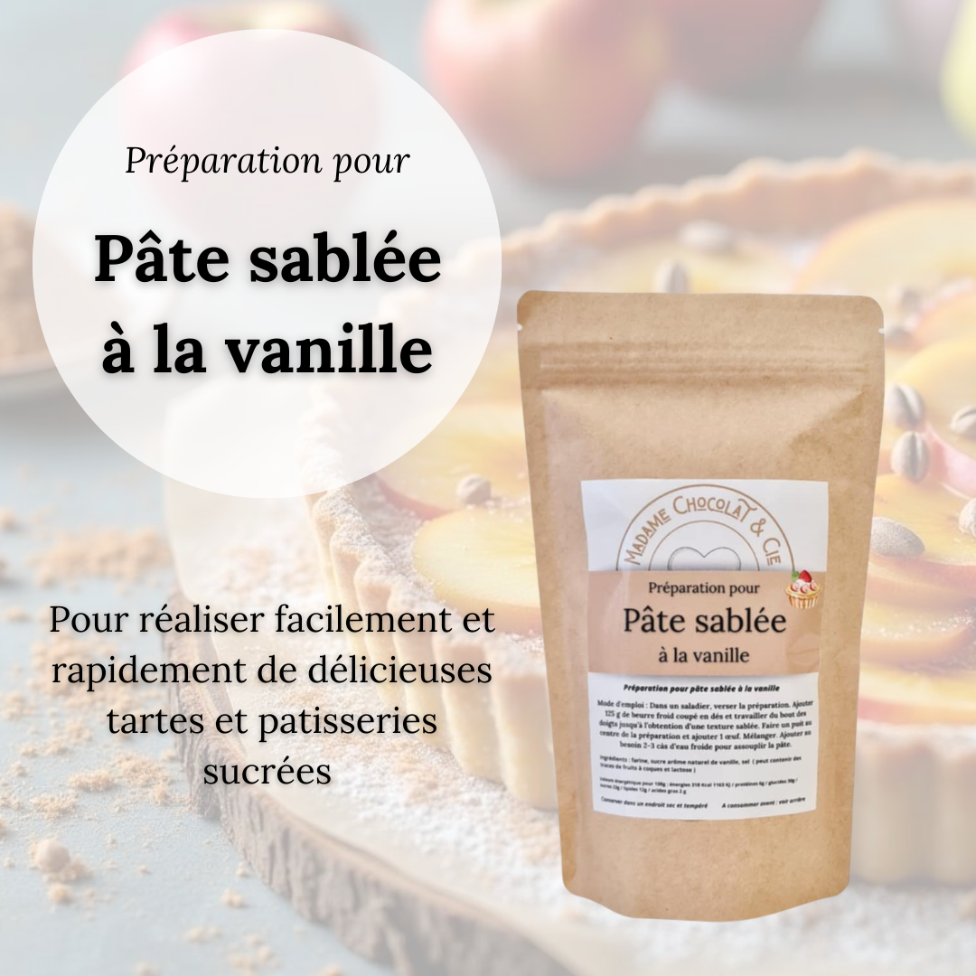 Pâte sablée à la vanille