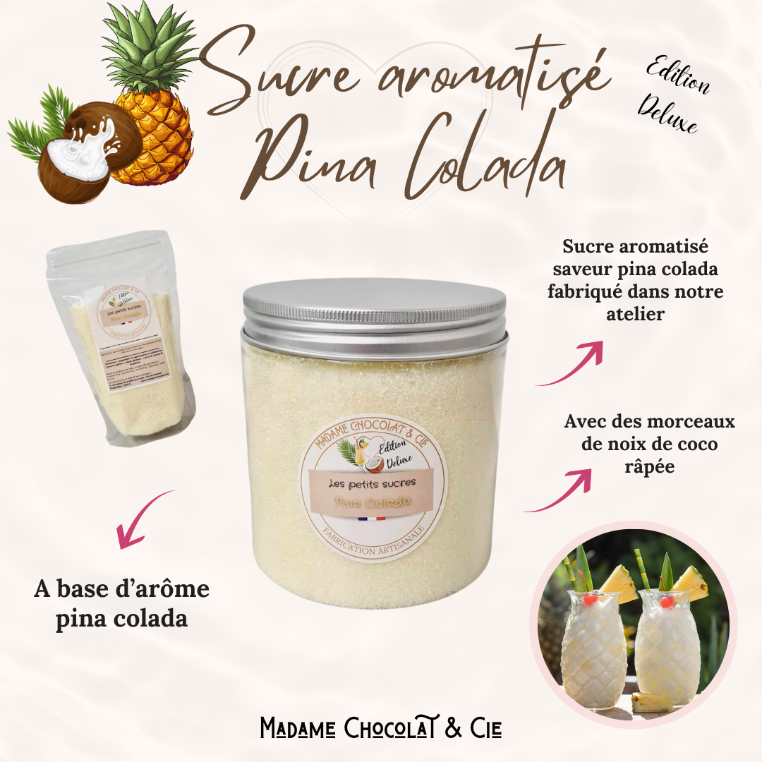 Sucre aromatisé – Piña colada – Edition Deluxe
