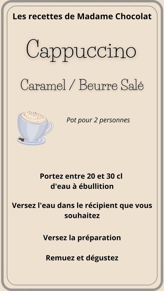 Pot pour Cappuccino / Caramel Beurre salé