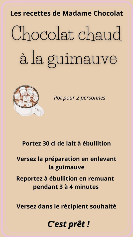 Pot Chocolat Chaud à la guimauve