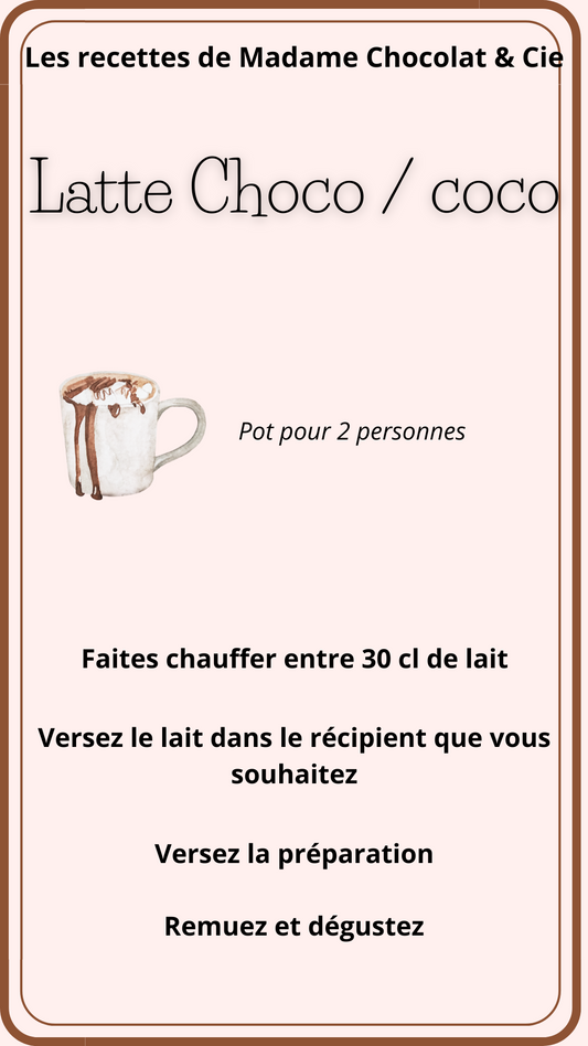 Pot pour Latte Choco / Coco