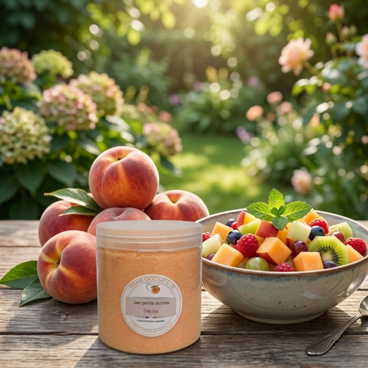 Sucre aromatisé - pêche -