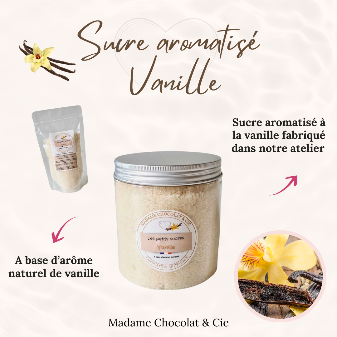 Sucre aromatisé – Vanille –