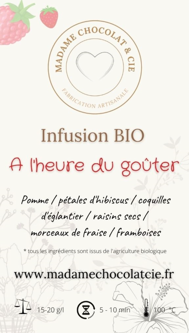 Infusion Bio – A l’heure du goûter – 50 G
