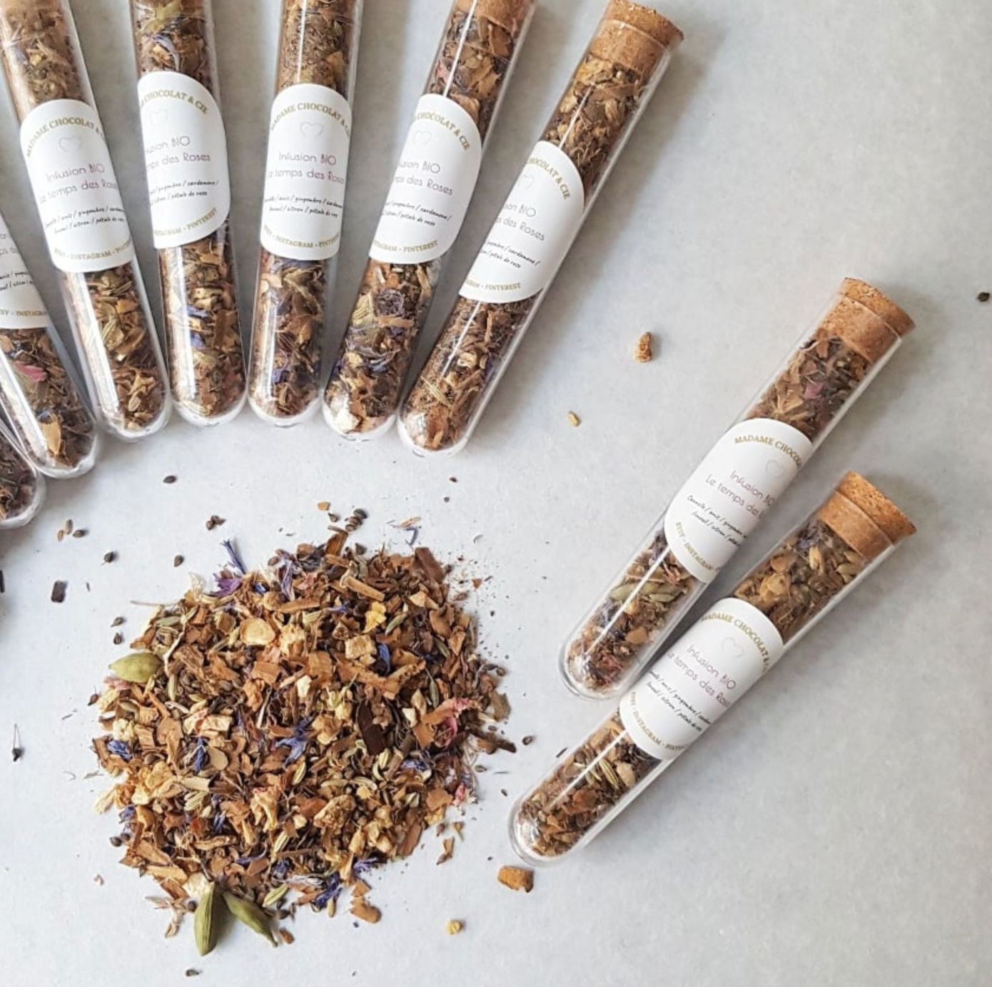 Fiole infusion Bio – Le temps des roses –