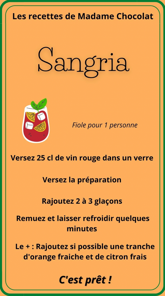 Fiole Sangria
