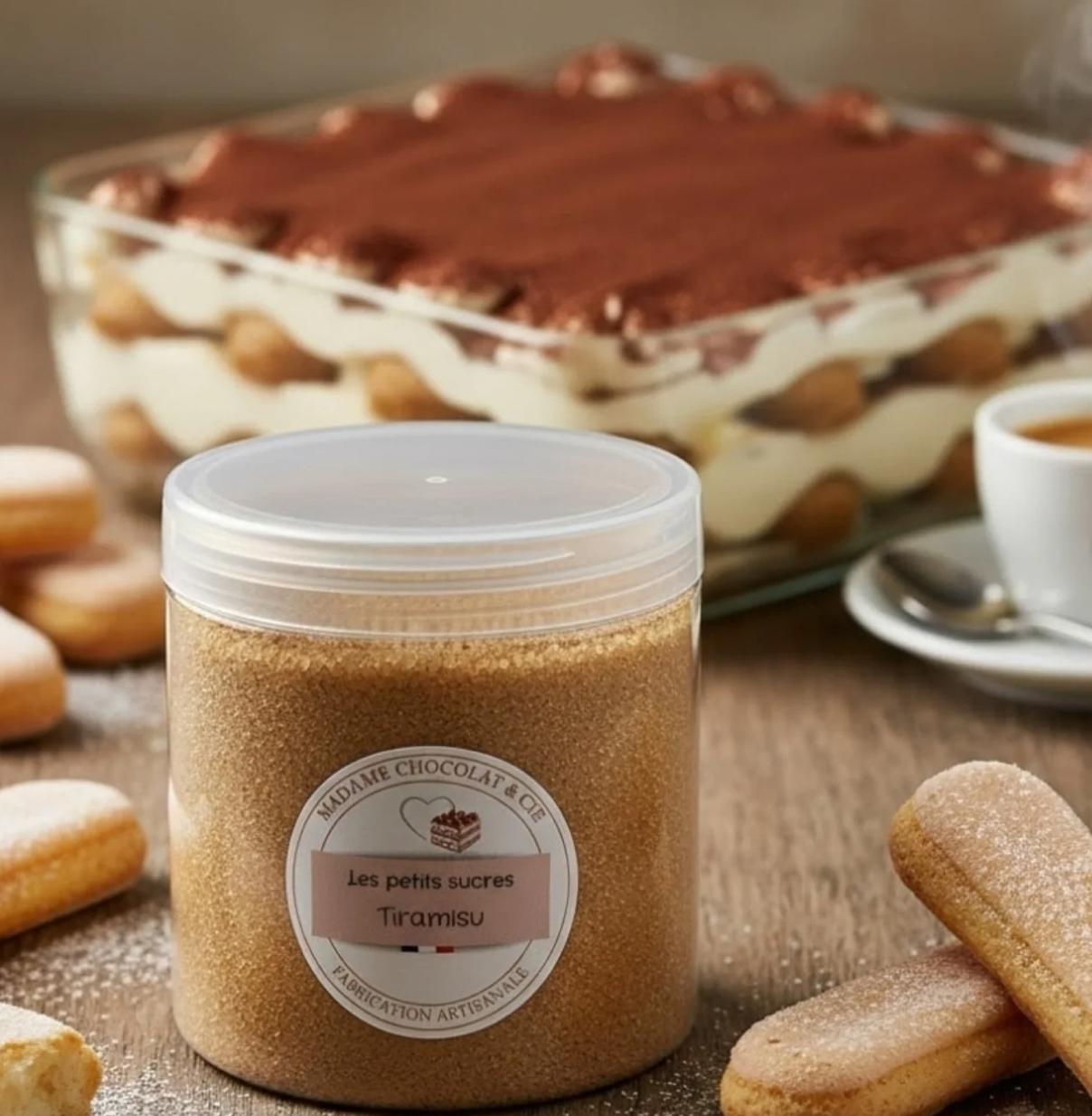 Sucre aromatisé – Tiramisu –