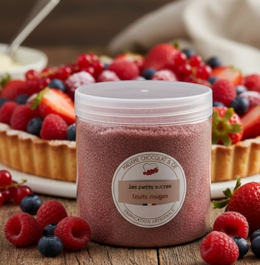 Sucre aromatisé – Fruits rouges –