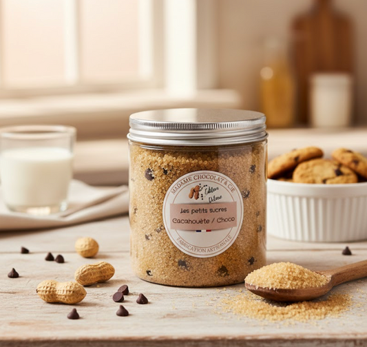 Sucre aromatisé – Cacahouète / Choco façon Snickers – Edition Deluxe