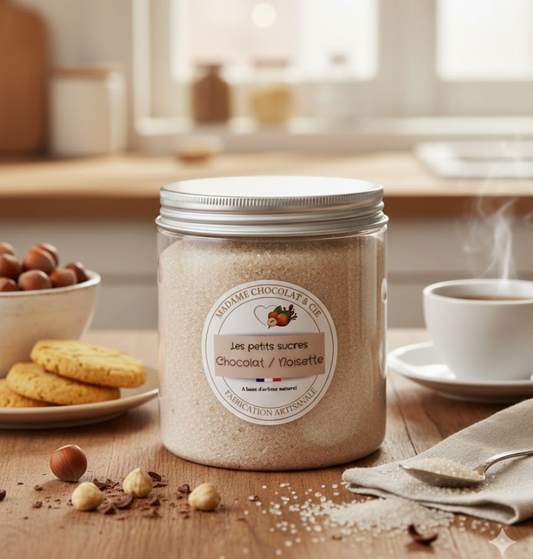 Sucre aromatisé – Chocolat / Noisette –