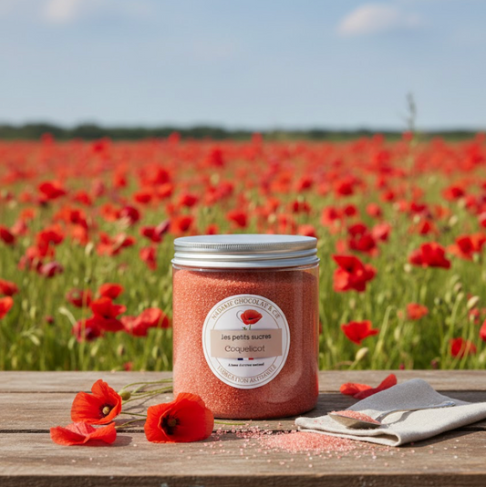 Sucre aromatisé - Coquelicot –