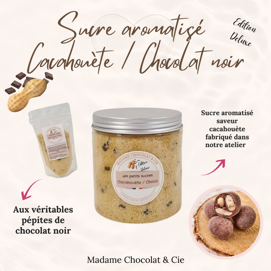 Sucre aromatisé – Cacahouète / Choco façon Snickers – Edition Deluxe