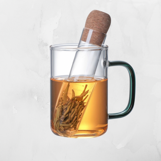 Infuseur verre bouchon liège