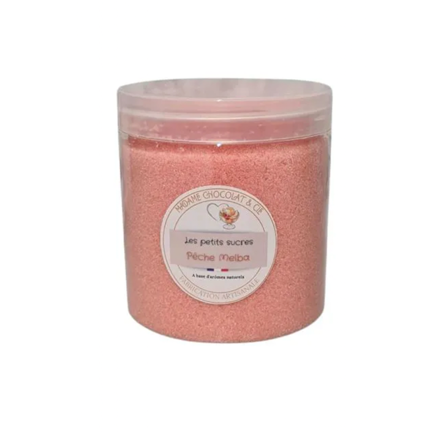Sucre aromatisé -  pêche melba -