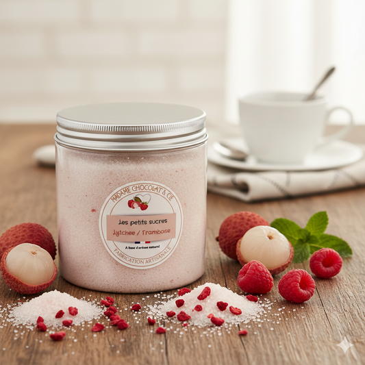 Sucre aromatisé – Lytchee / Framboise –
