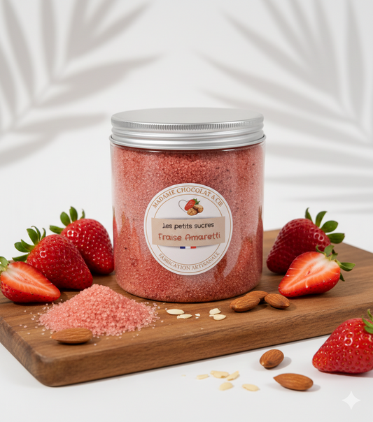 Sucre aromatisé – Fraise Amaretti – Edition Deluxe