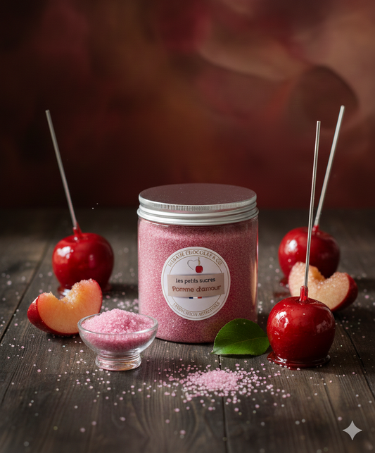 Sucre aromatisé – Pomme d’amour –