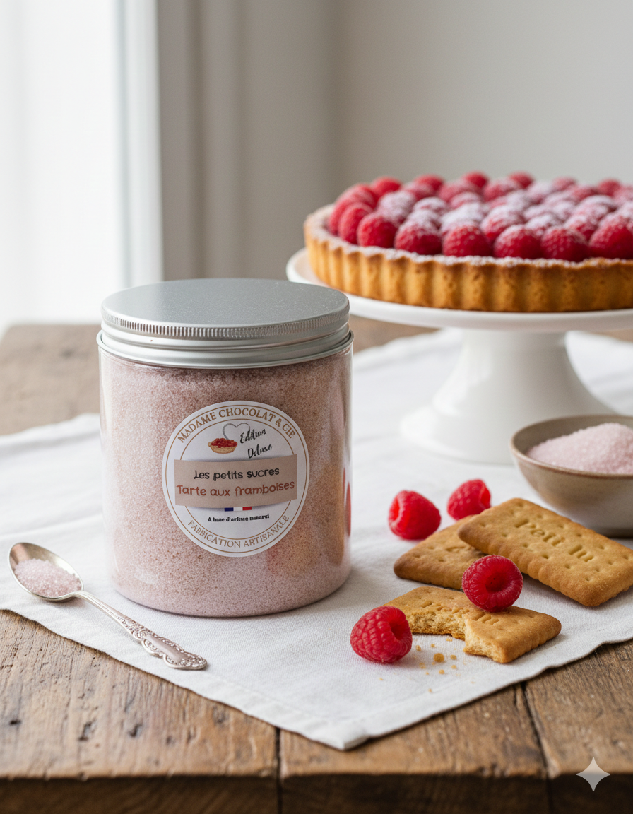Sucre aromatisé – Tarte Framboise – Edition Deluxe