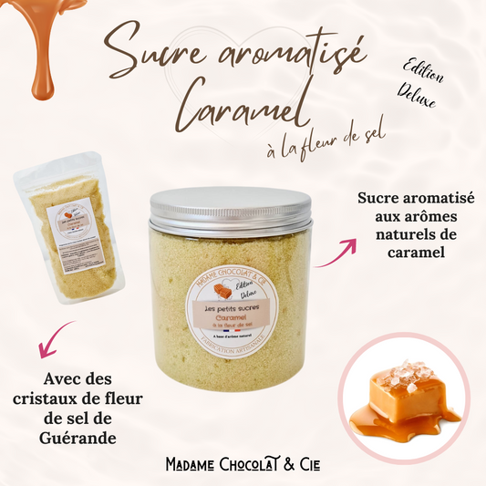 Sucre aromatisé – caramel à la fleur de sel – Edition Deluxe