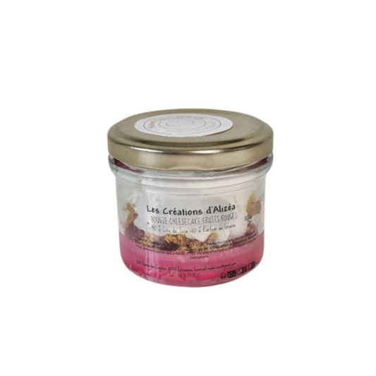 Bougie Cheesecake Fruit rouge Pot 70G