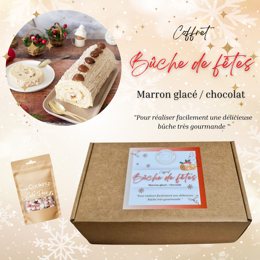 Coffret bûche de fêtes