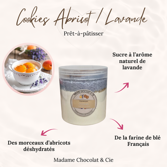 Cookies abricot / lavande