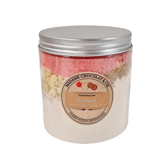 Cookie chocolat blanc / pomme d’amour