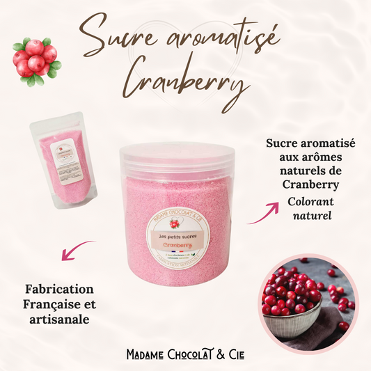 Sucre aromatisé – Cranberry  –