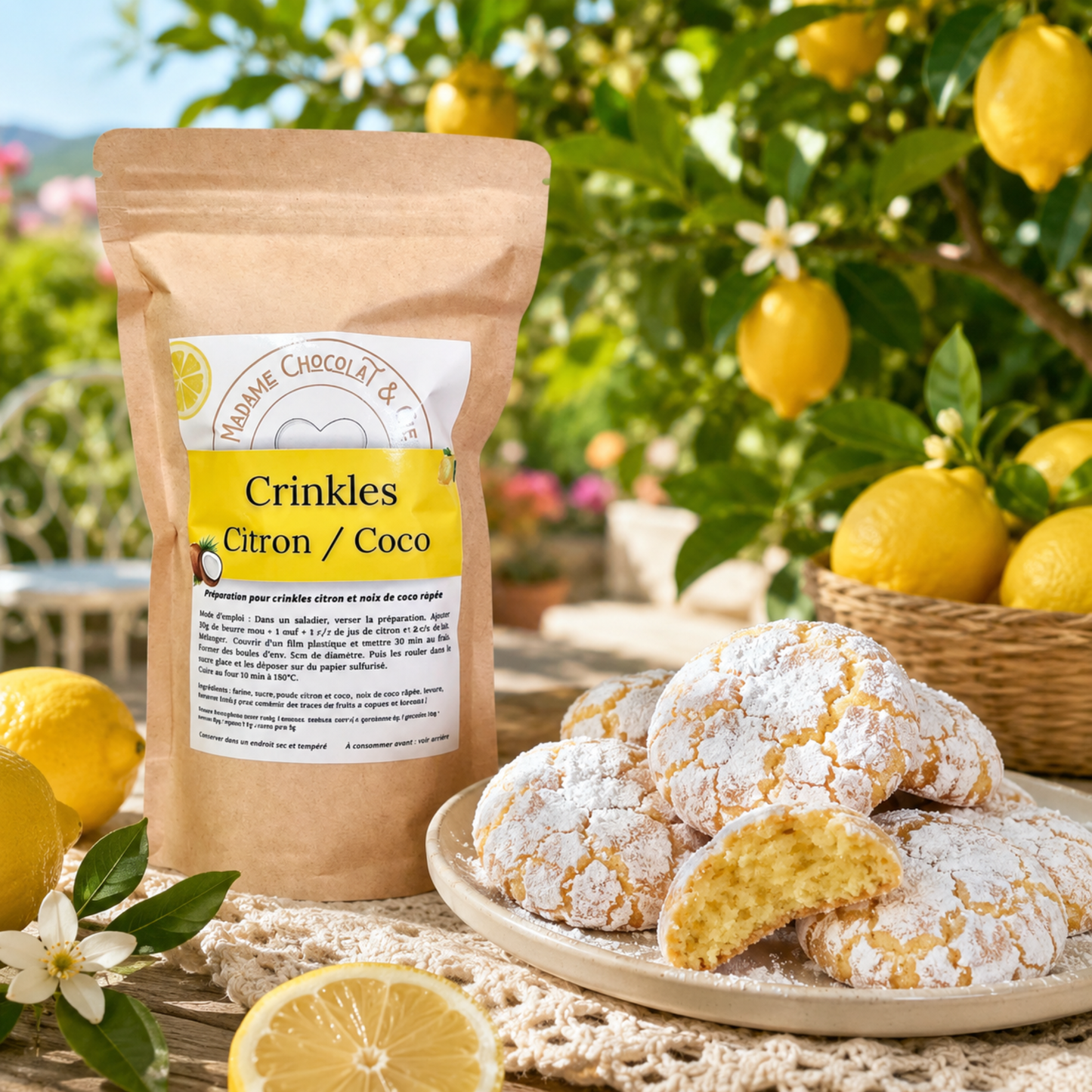crinkles citron / coco