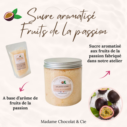 Sucre aromatisé - Fruits de la passion –