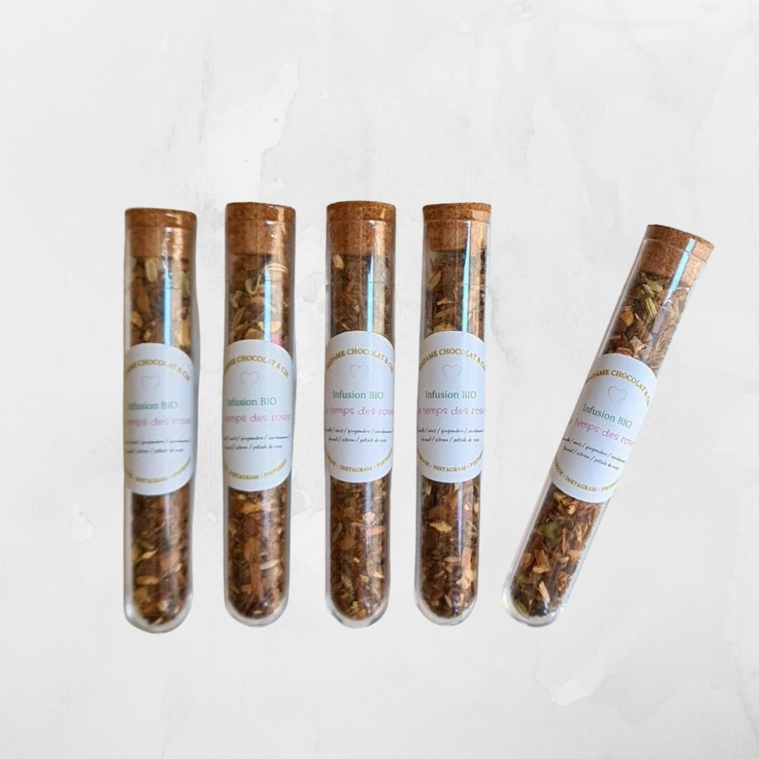 Fiole infusion Bio – Le temps des roses –