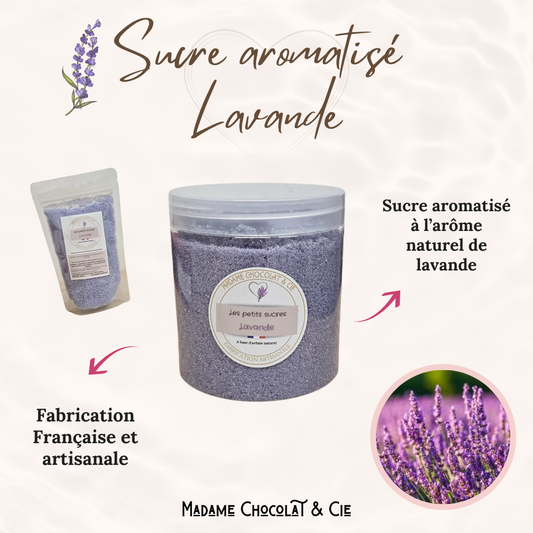 sucre aromatisé - lavande -