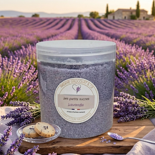 sucre aromatisé - lavande -