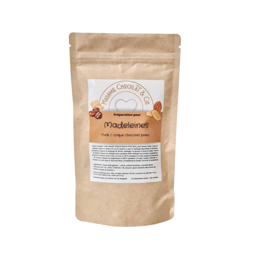 Madeleines café / choco blanc