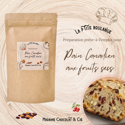 Pain canadien aux fruits secs